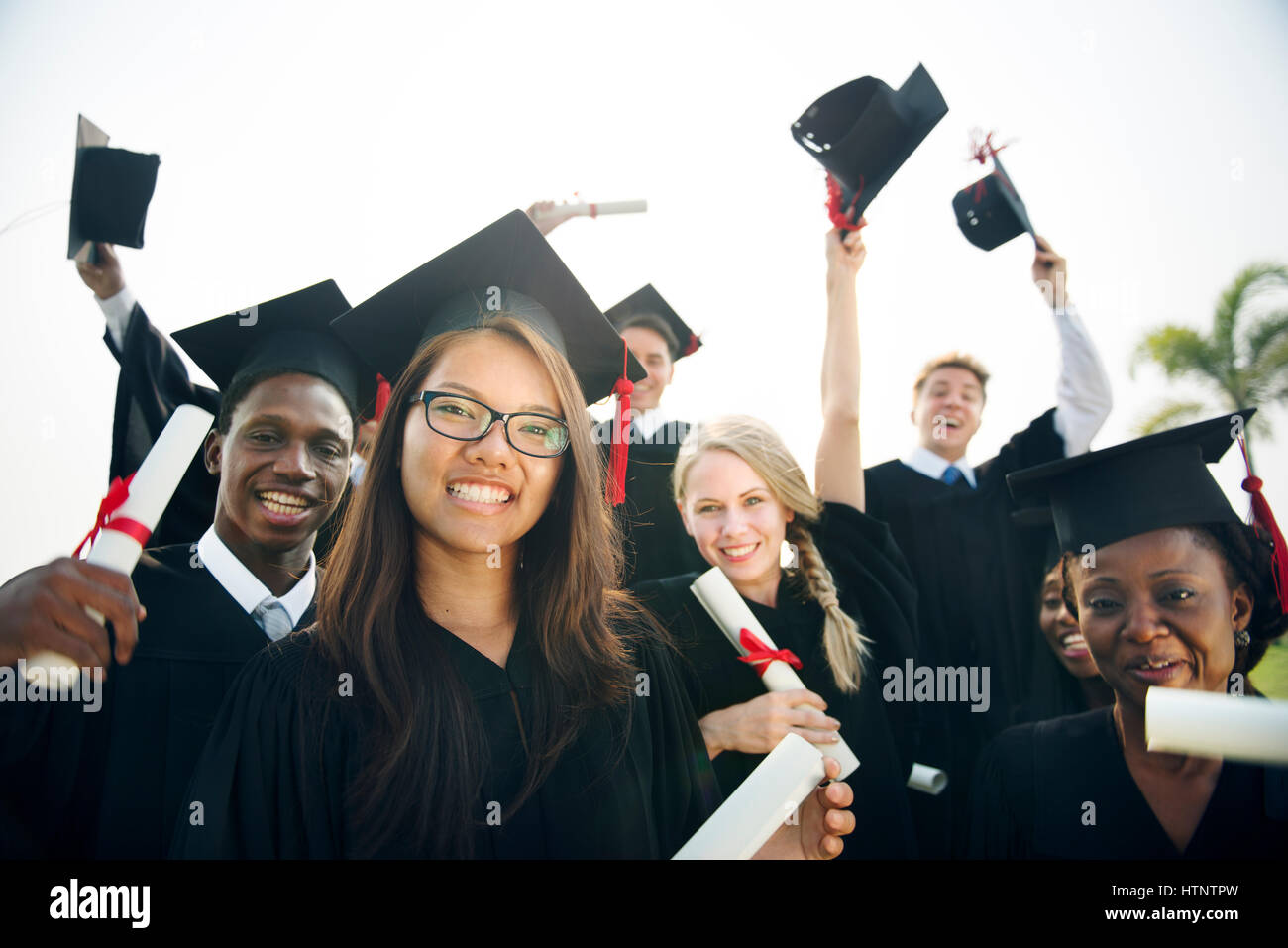 Graduation Achievement Student School College Concept Stock Photo - Alamy