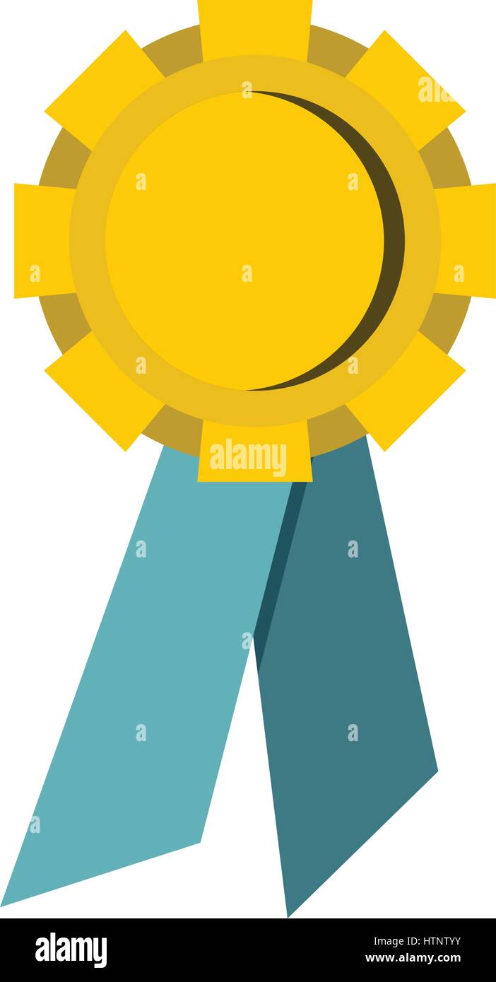 Champion medal icon, flat style Stock Vector Image & Art - Alamy