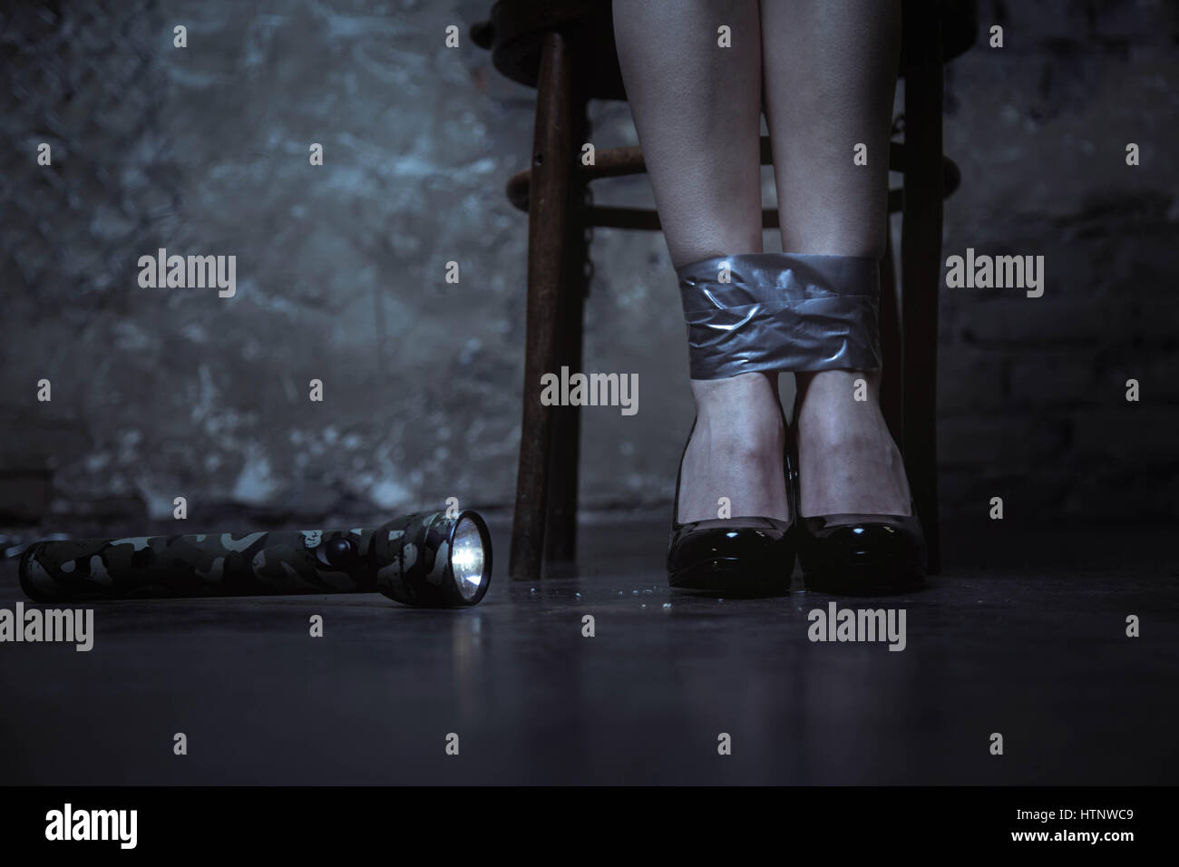 Businesswoman tied up ropes hires stock photography and images Alamy