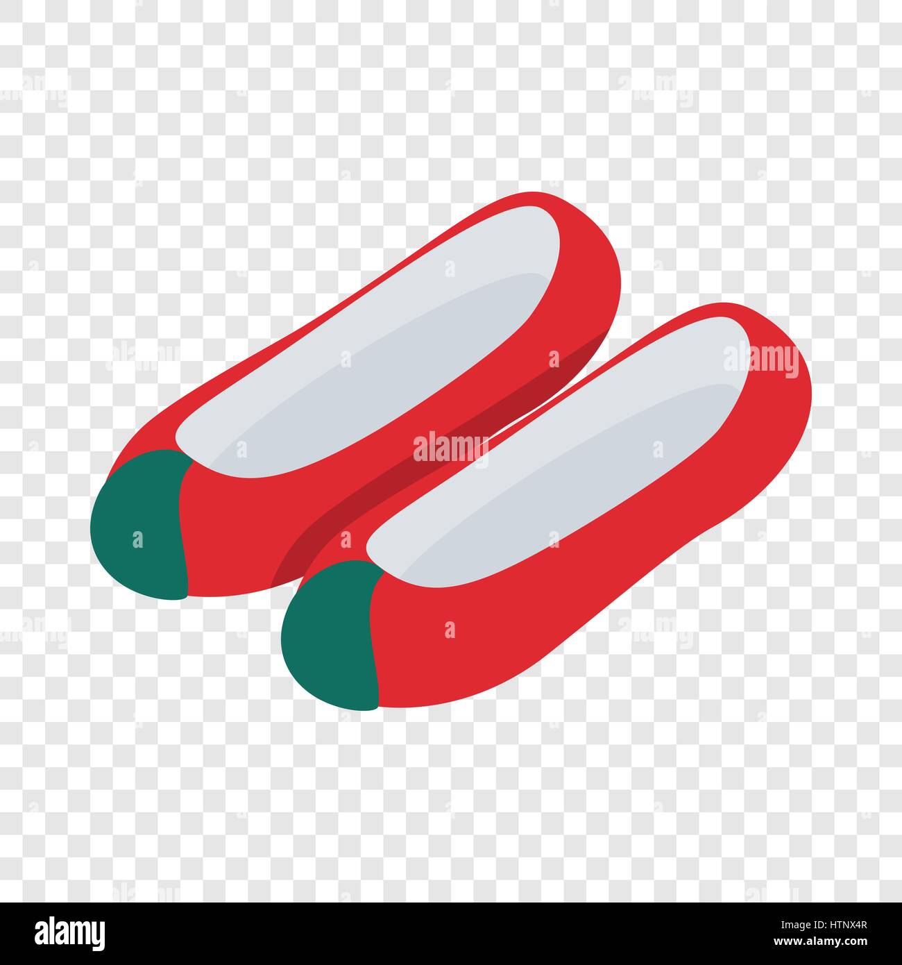 Korean shoes isometric icon Stock Vector Image & Art - Alamy