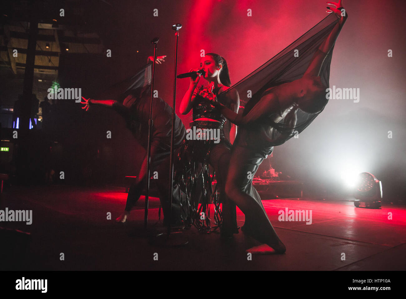 London, UK. 13th March, 2017. March 13, 2017 - American singer and songwriter, Jillian Rose Banks, known simply as Banks, performs in London at the Round House in Camden, 2017 Credit: Myles Wright/ZUMA Wire/Alamy Live News Stock Photo