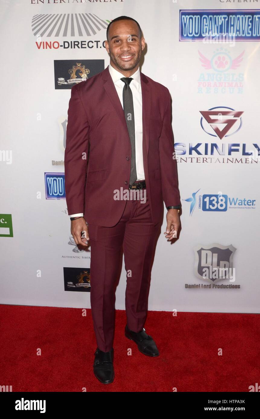 Los Angeles, California, USA. 15th Mar, 2017. Bret Lockett at arrivals ...