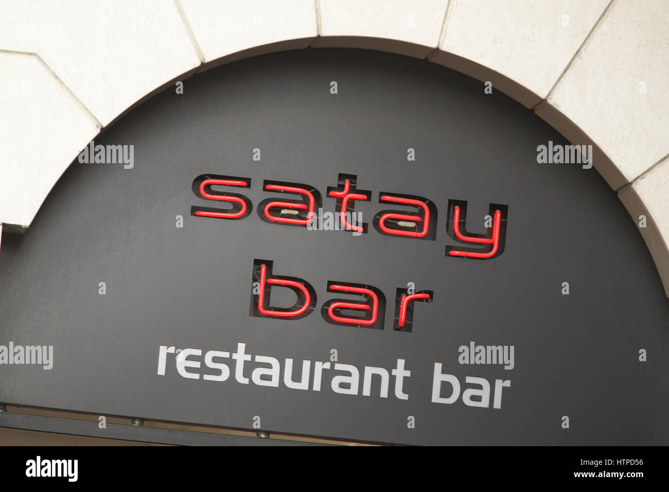 Satay bar Stock Photo