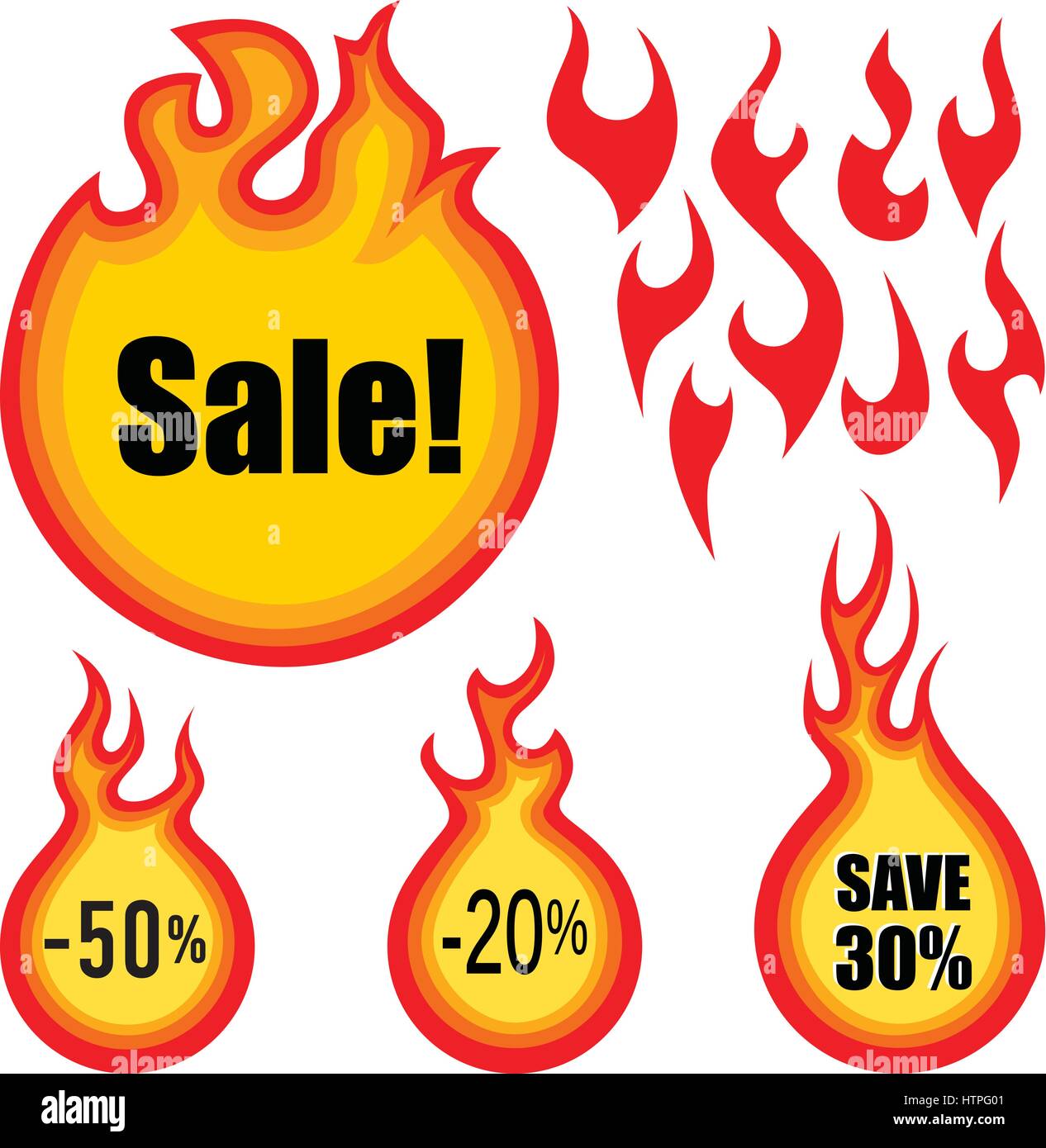 Sale label vector set. Hot price stickers Stock Vector Image & Art Alamy