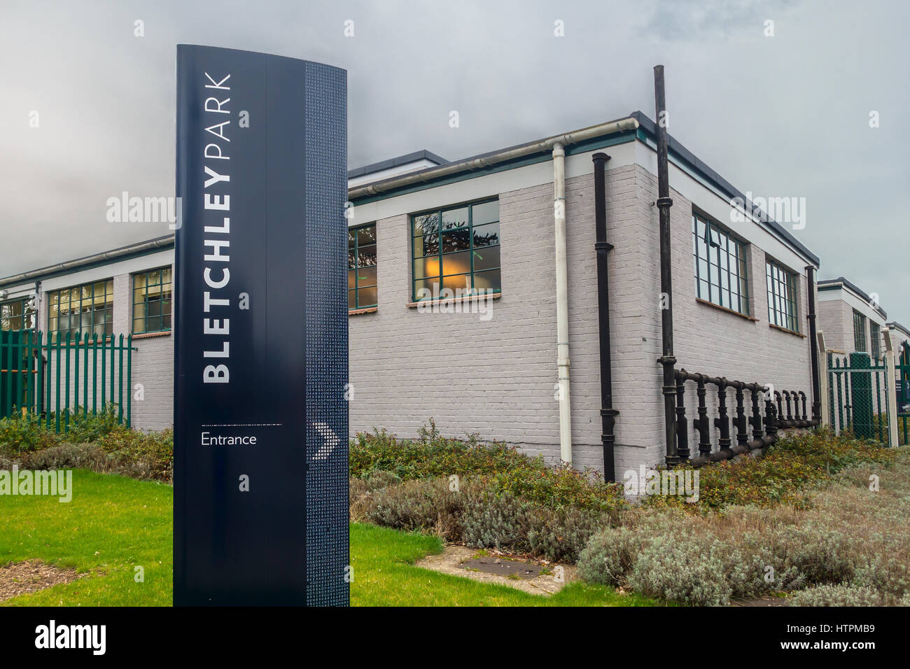 Entrance to Bletchley Park World War Two Code Breaking Centre