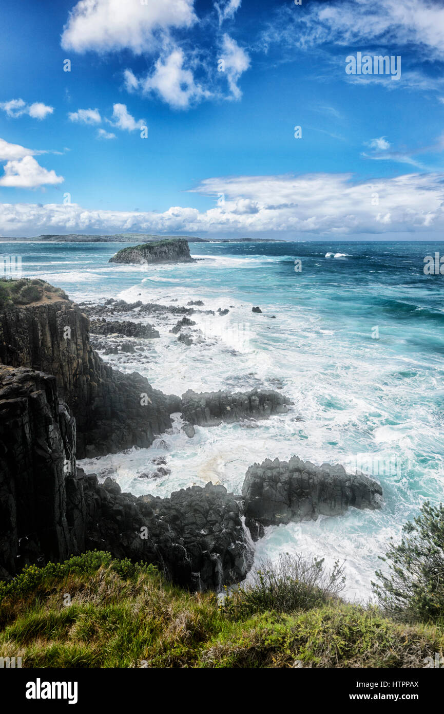 Heavy Seas with large waves at Minnamurra, Illawarra Coast, New South
