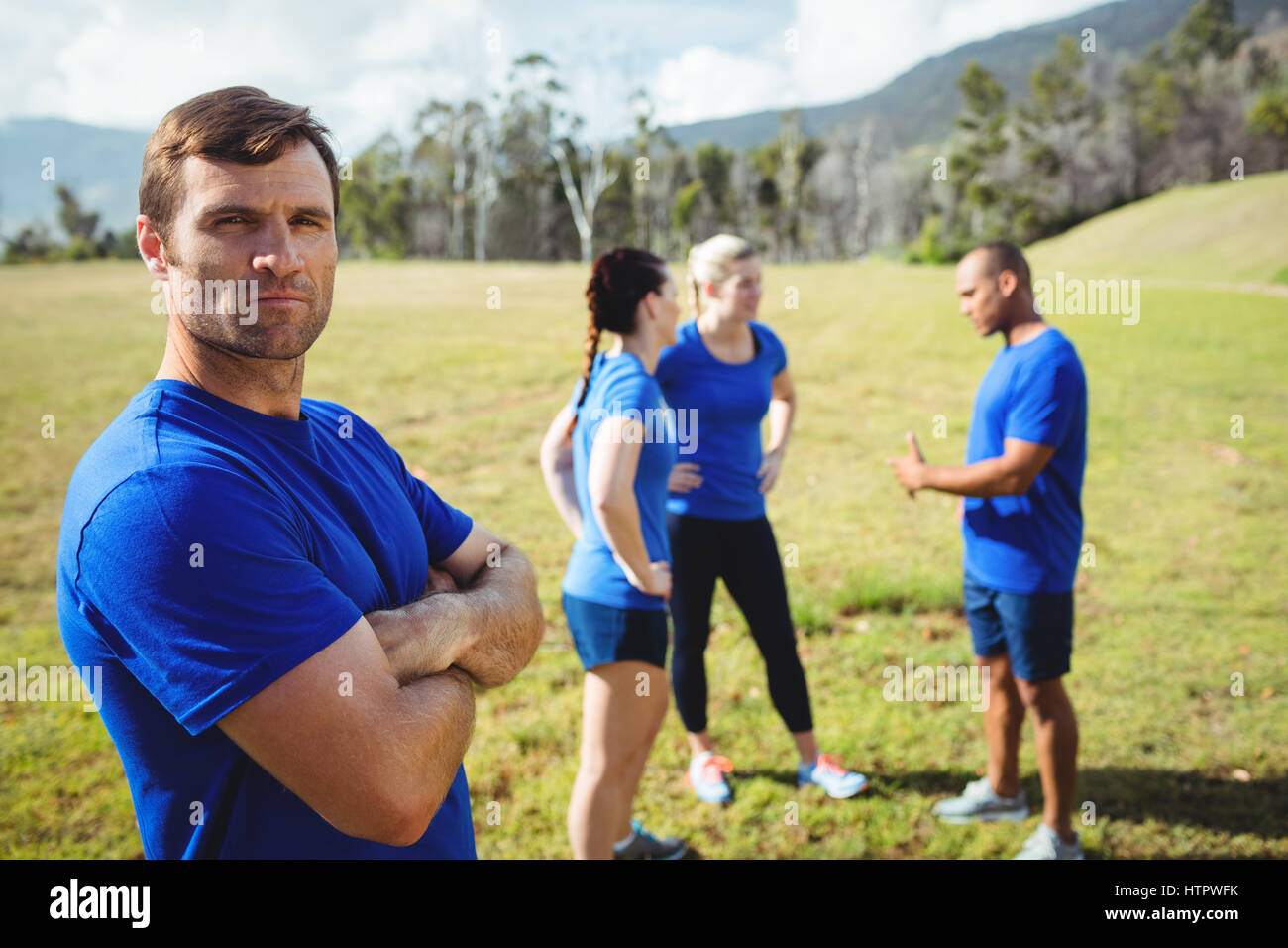 Female coach sports arms crossed hi-res stock photography and images ...