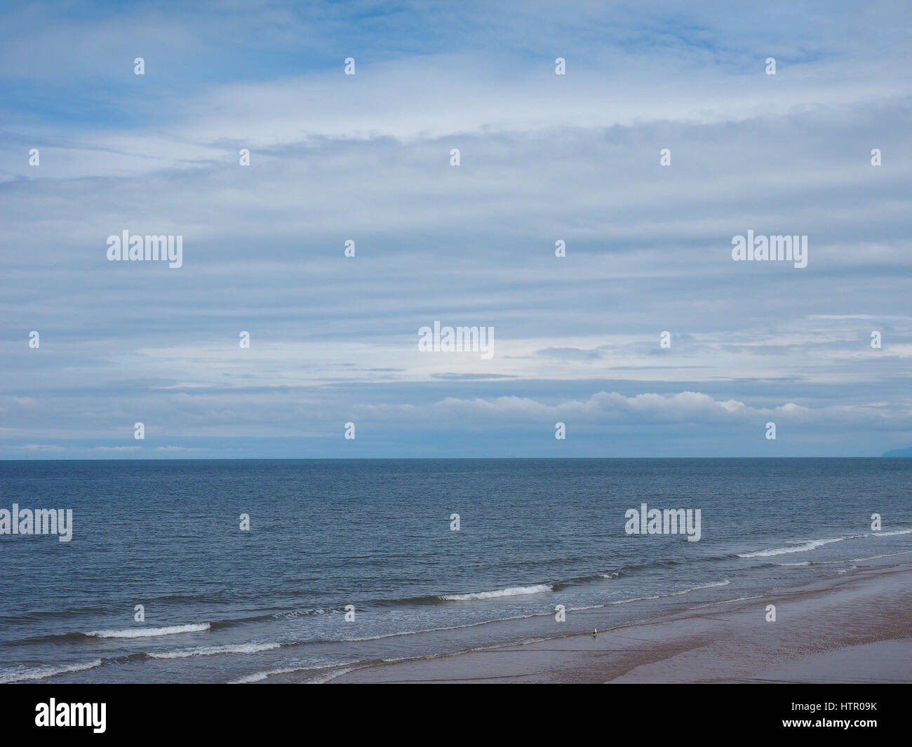 Empty sea seen from the beach useful as a background Stock Photo - Alamy