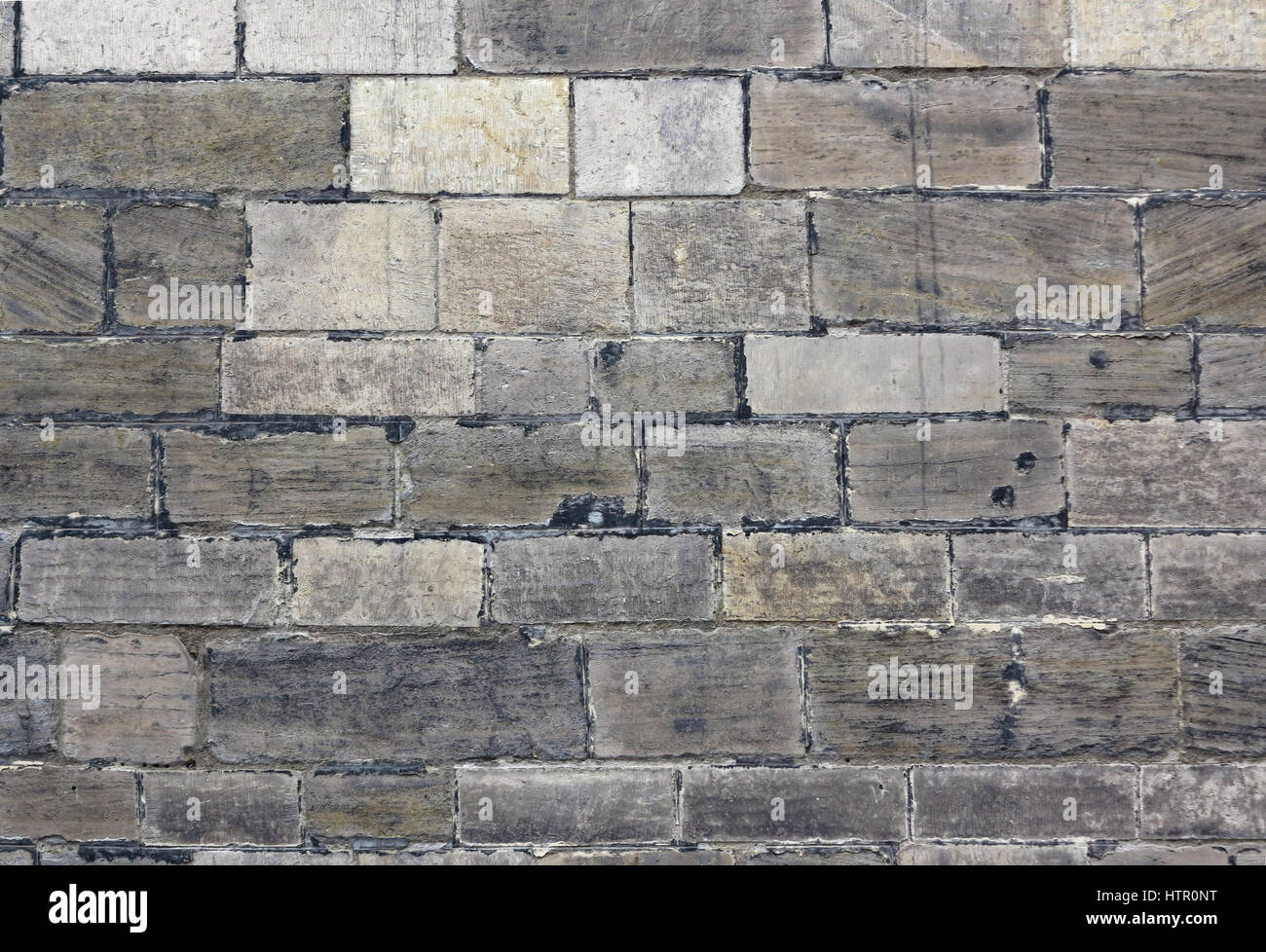 Detail of the surface of stone wall Stock Photo
