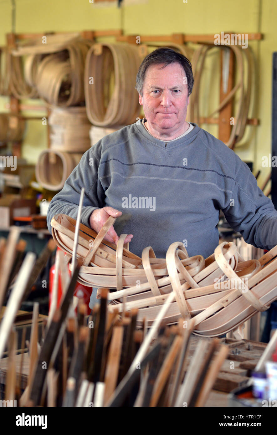 In the of one of the last traditional Sussex trug makers