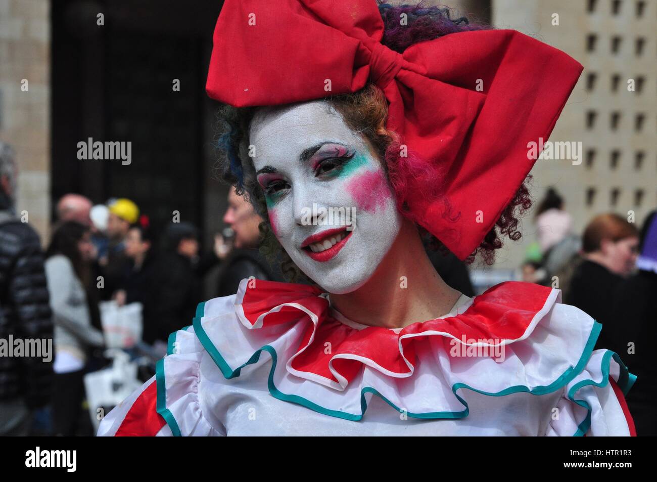 Jerusalem, Israel. 13th Mar, 2017. Being a walled city, Jerusalem celebrates the Jewish festival of Purim one day after the rest of Israel. Credit: Laura Chiesa/Pacific Press/Alamy Live News Stock Photo