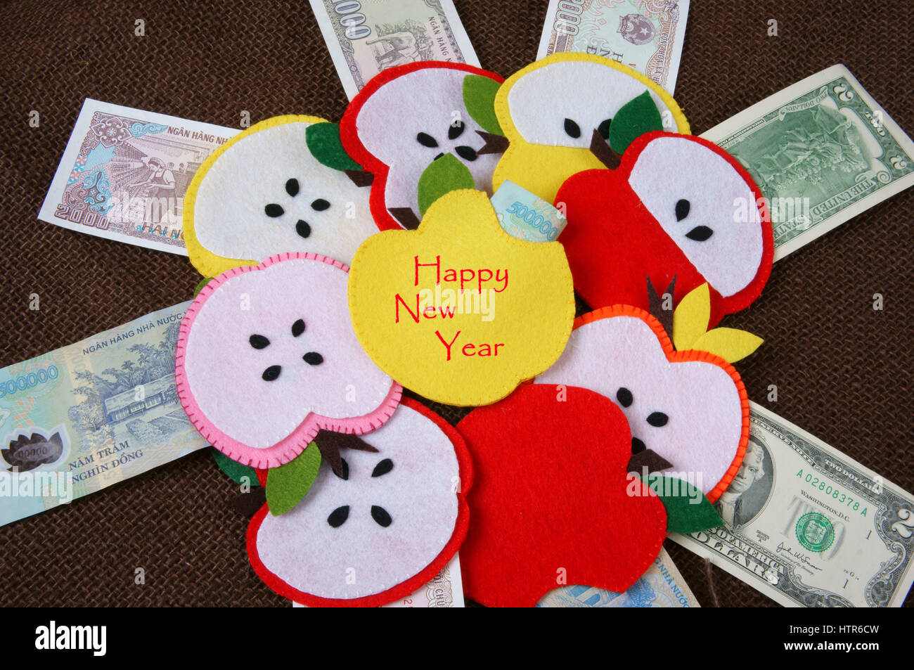 Habit, Custom Of Vietnamese On Tet Is Lucky Money, A Vietnam Traditional  Culture, Child Wish Somebody A Happy New Year, Receive Red Envelope With  New Small Change, Tet On Spring, Also Lunar