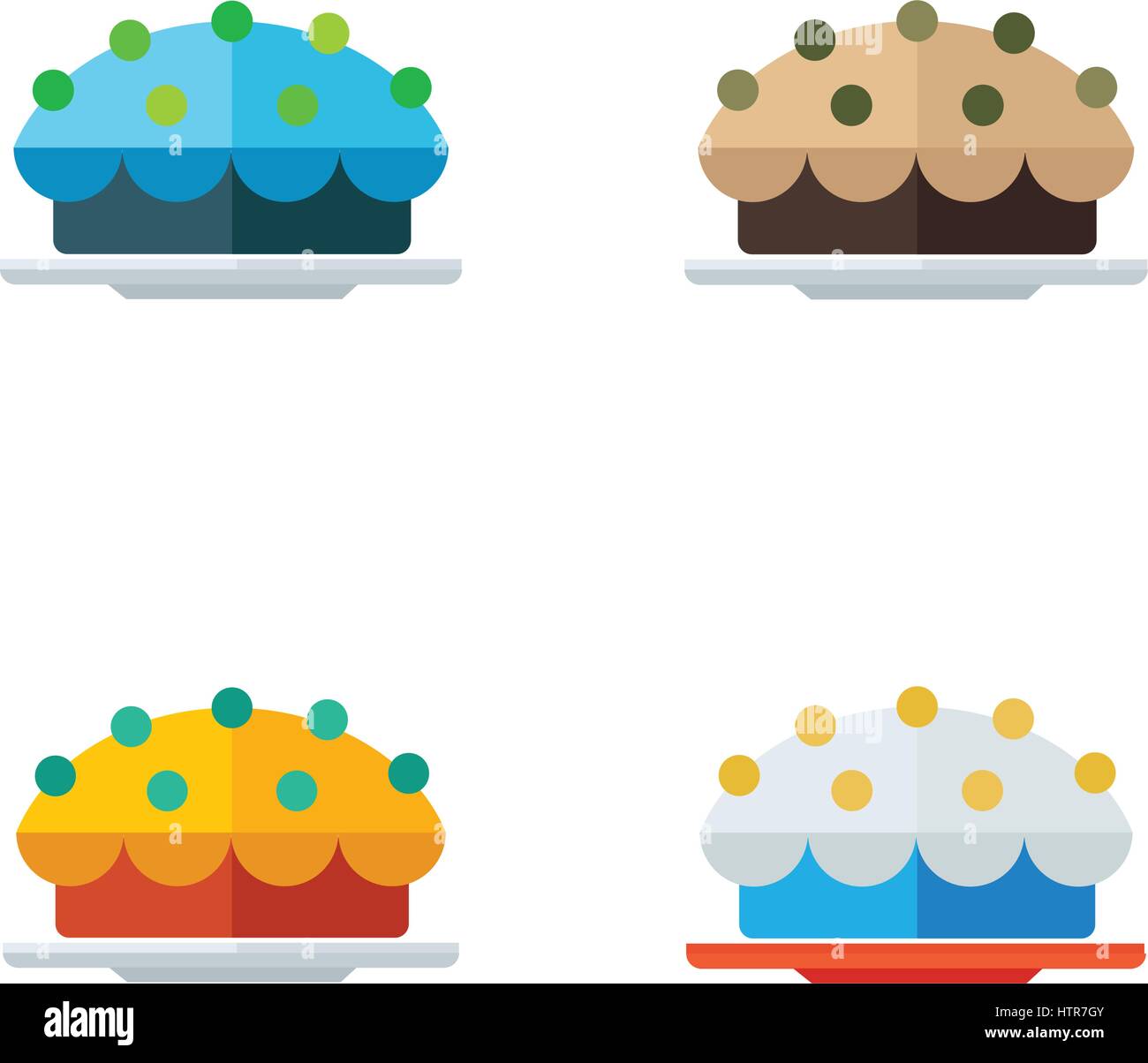 Pie crust dish Stock Vector Images - Alamy