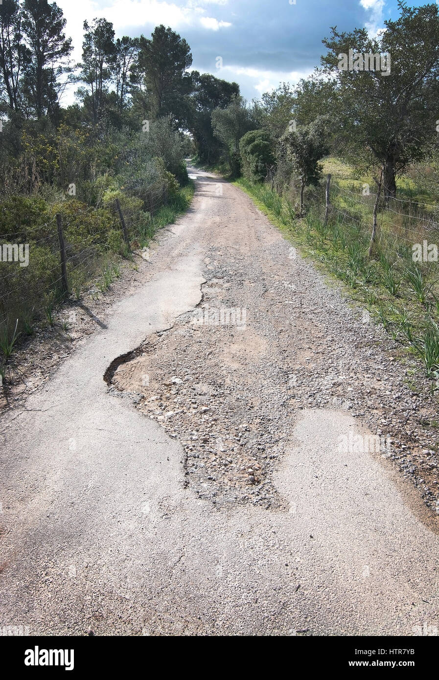 Gravel surface road hires stock photography and images Alamy