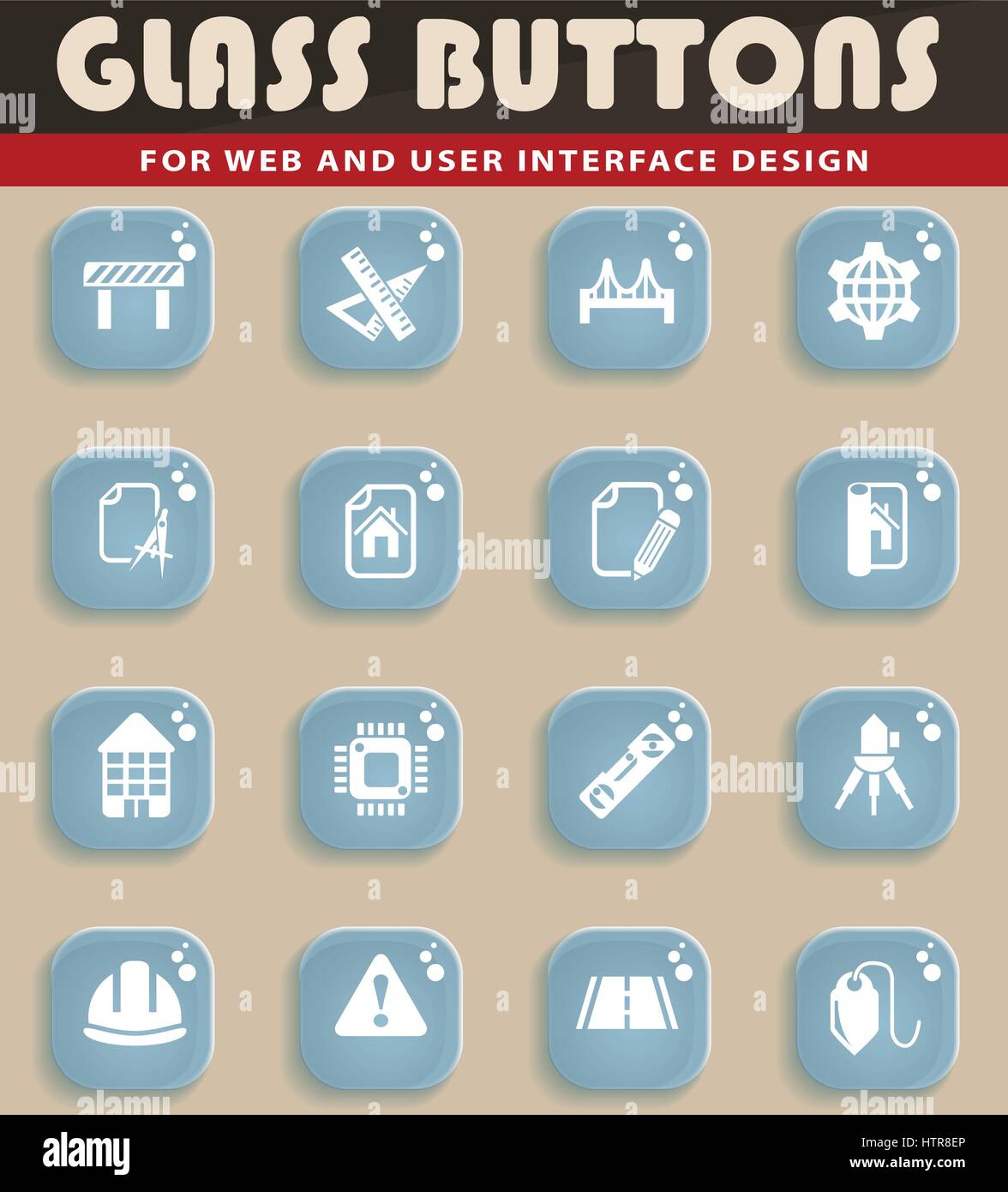 engineering web icons for user interface design Stock Vector Image
