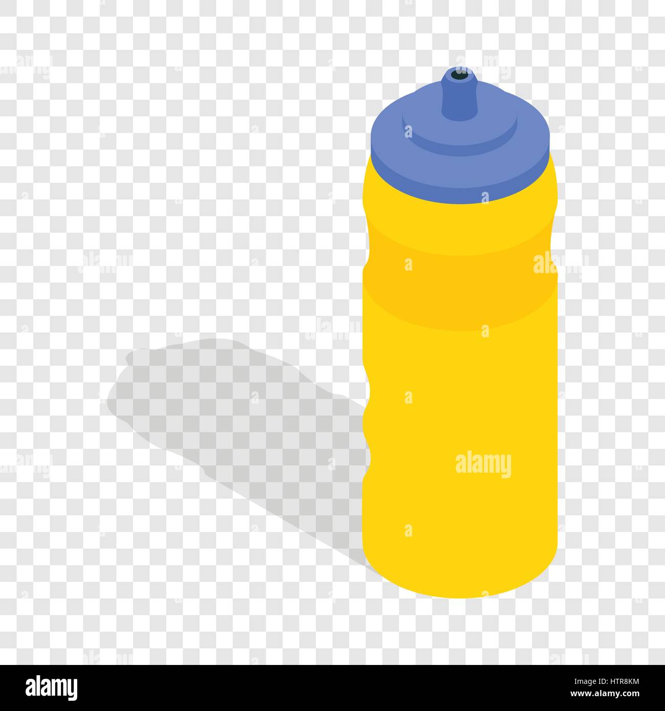 Download Yellow Sport Plastic Water Bottle Isometric Icon Stock Vector Image Art Alamy PSD Mockup Templates