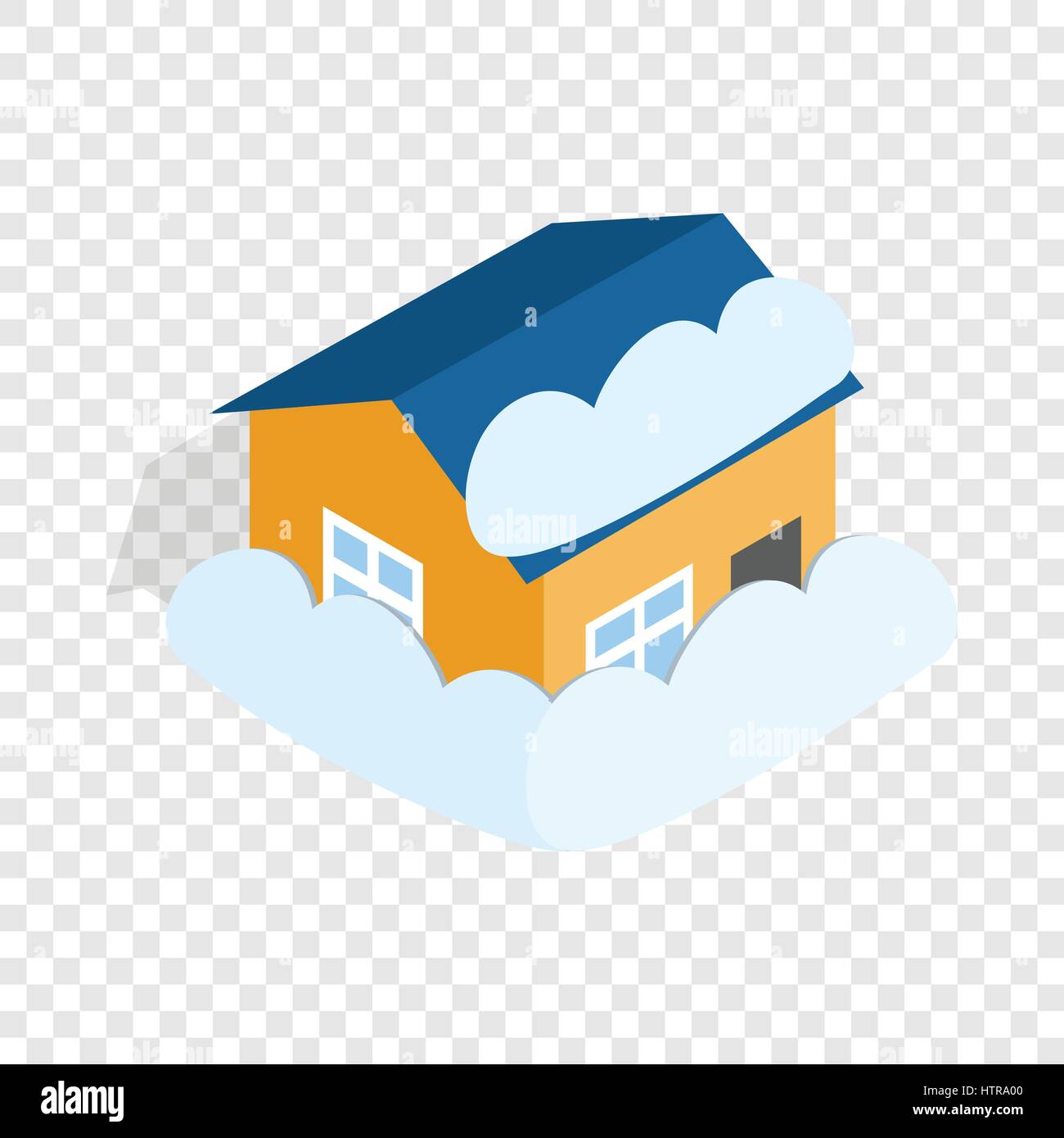 House covered with snow isometric icon Stock Vector Image & Art - Alamy