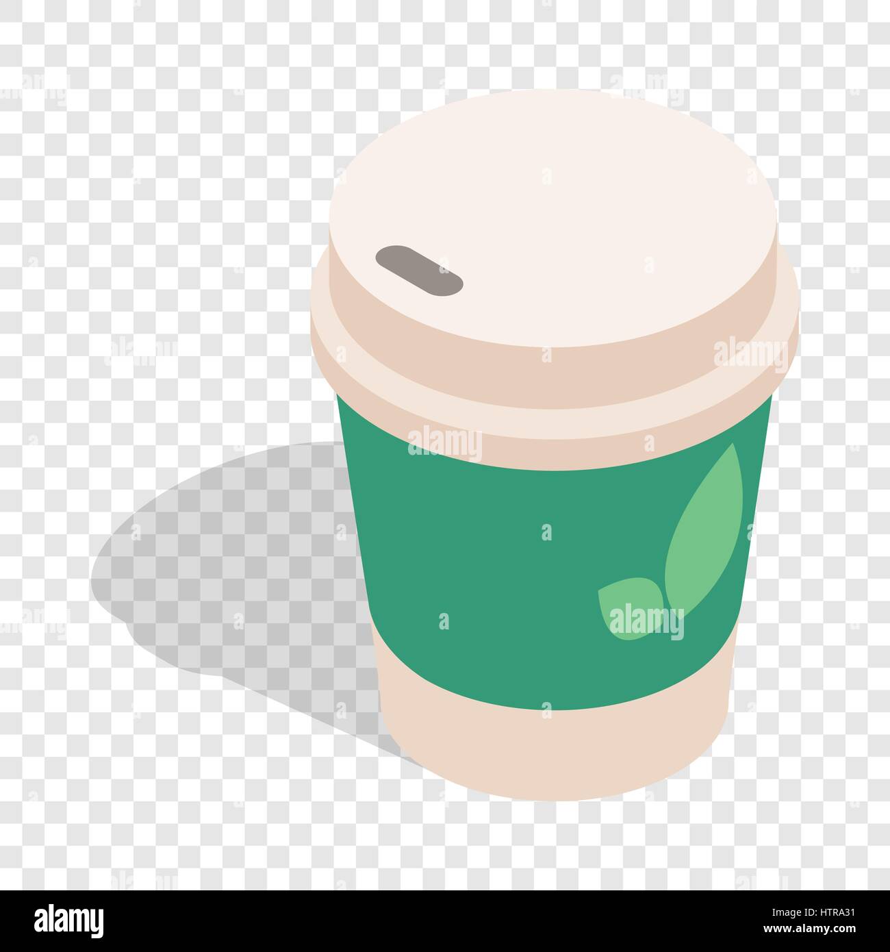 Take out tea cup isometric icon Stock Vector Image & Art - Alamy