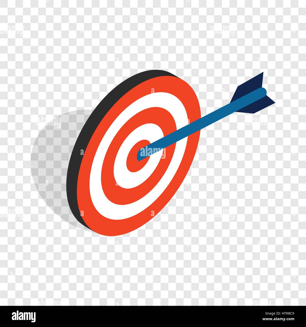 Target with arrow isometric icon Stock Vector Image & Art - Alamy