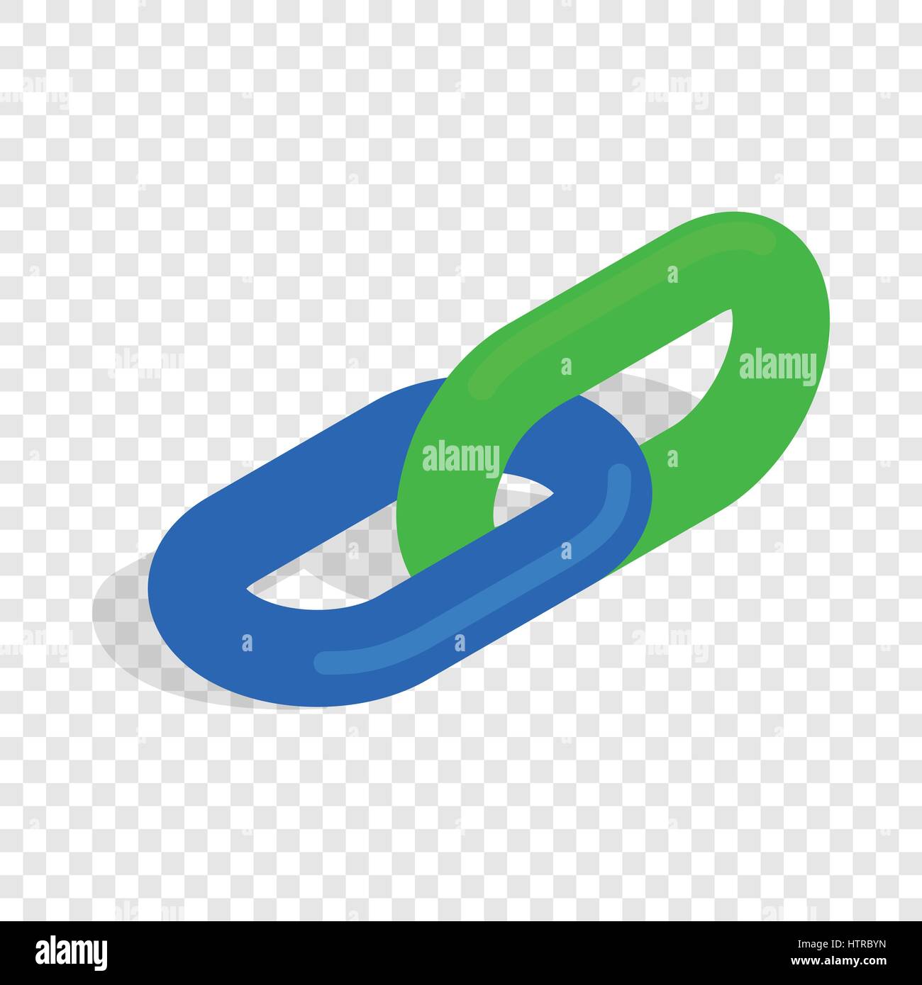 Chain link isometric icon Stock Vector Image & Art - Alamy