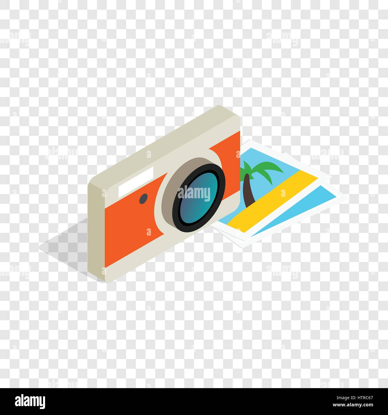 Camera and photos isometric icon Stock Vector Image & Art - Alamy