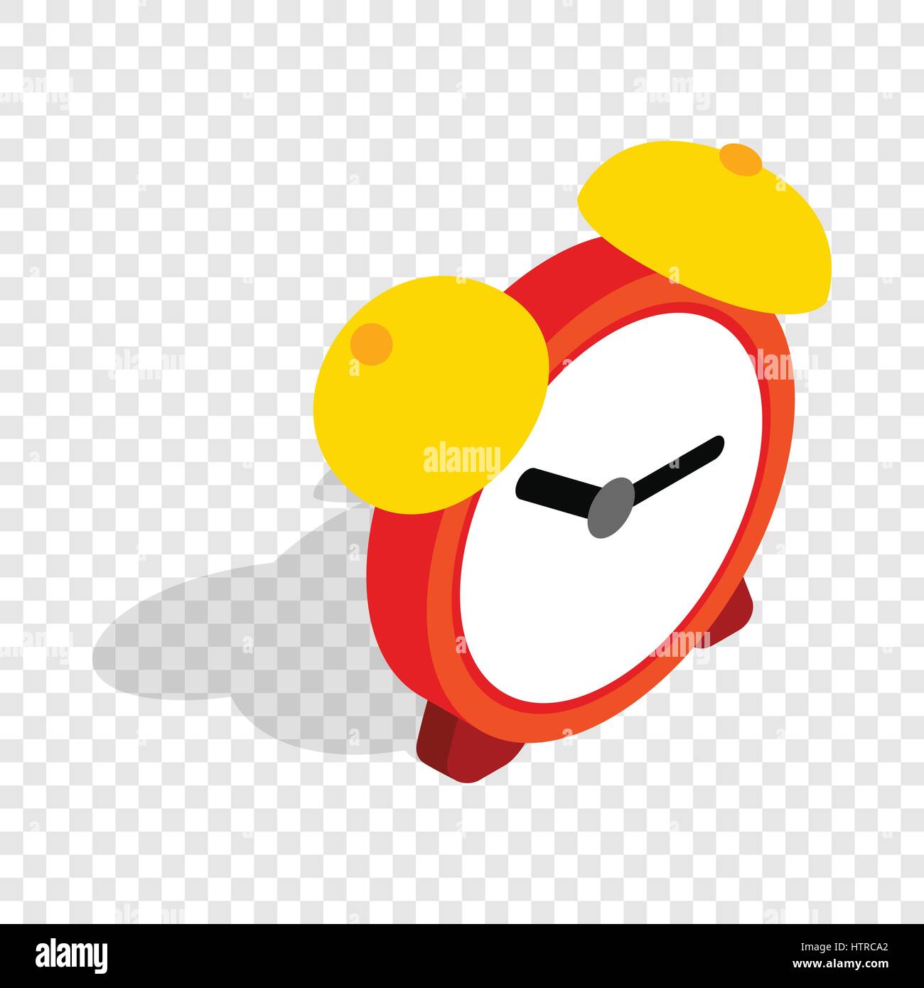Alarm clock isometric icon Stock Vector Image & Art - Alamy