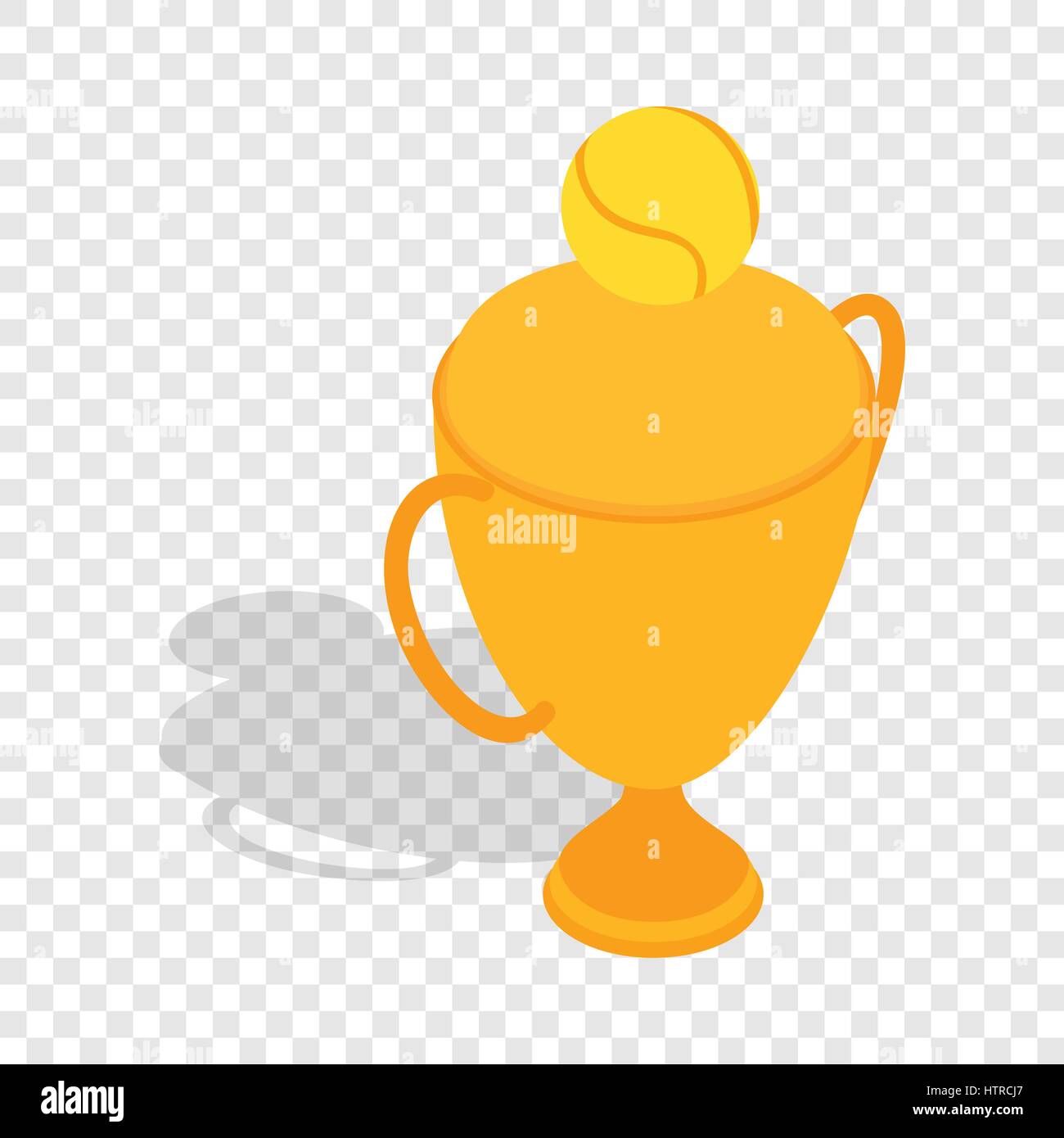 Tennis trophy cup isometric icon Stock Vector Image & Art - Alamy