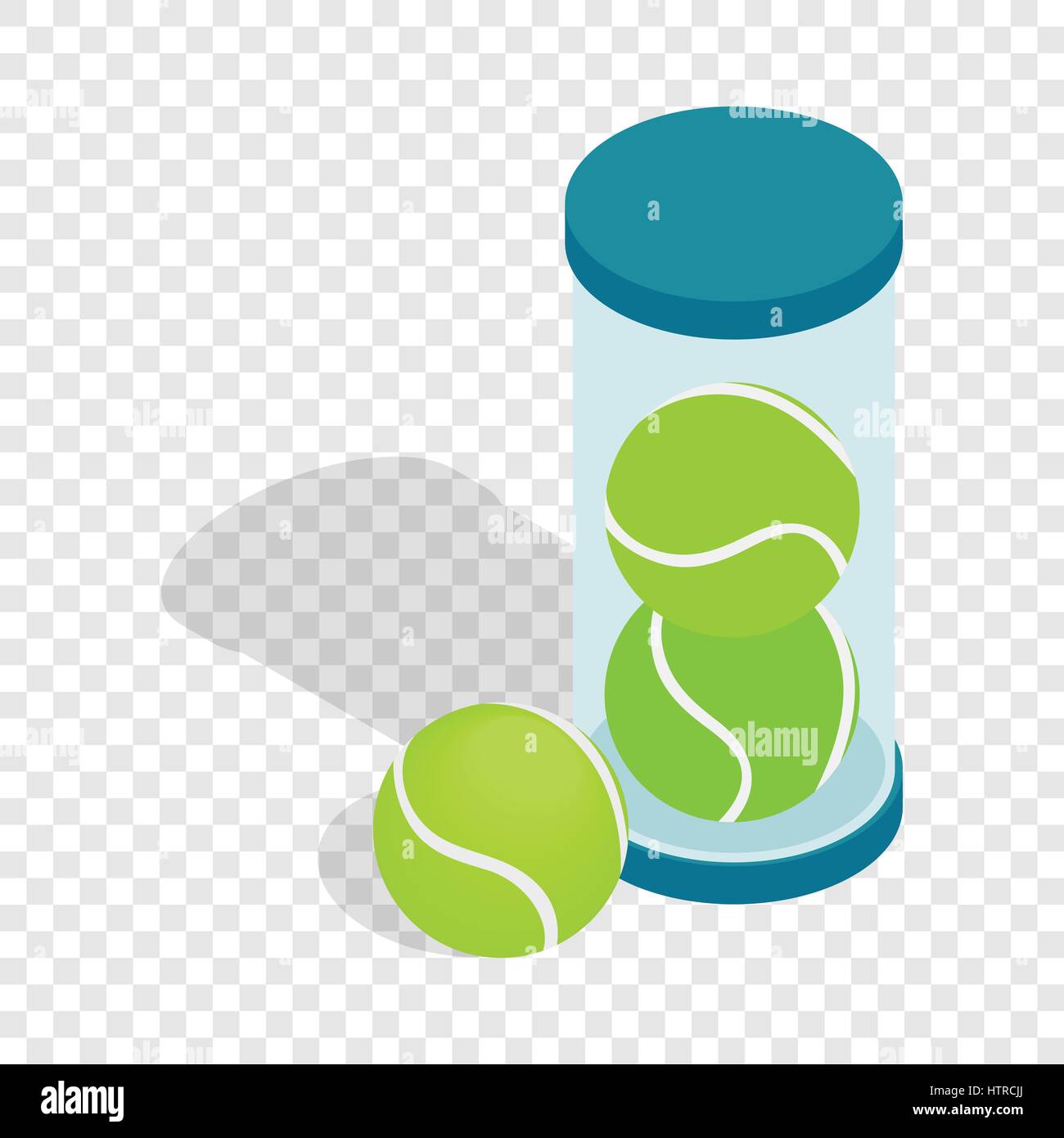 Tennis balls container Stock Vector Images - Alamy