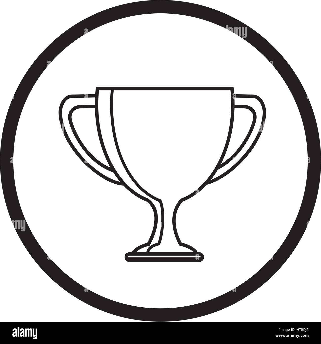 trophy cup award isolated icon Stock Vector Image & Art - Alamy