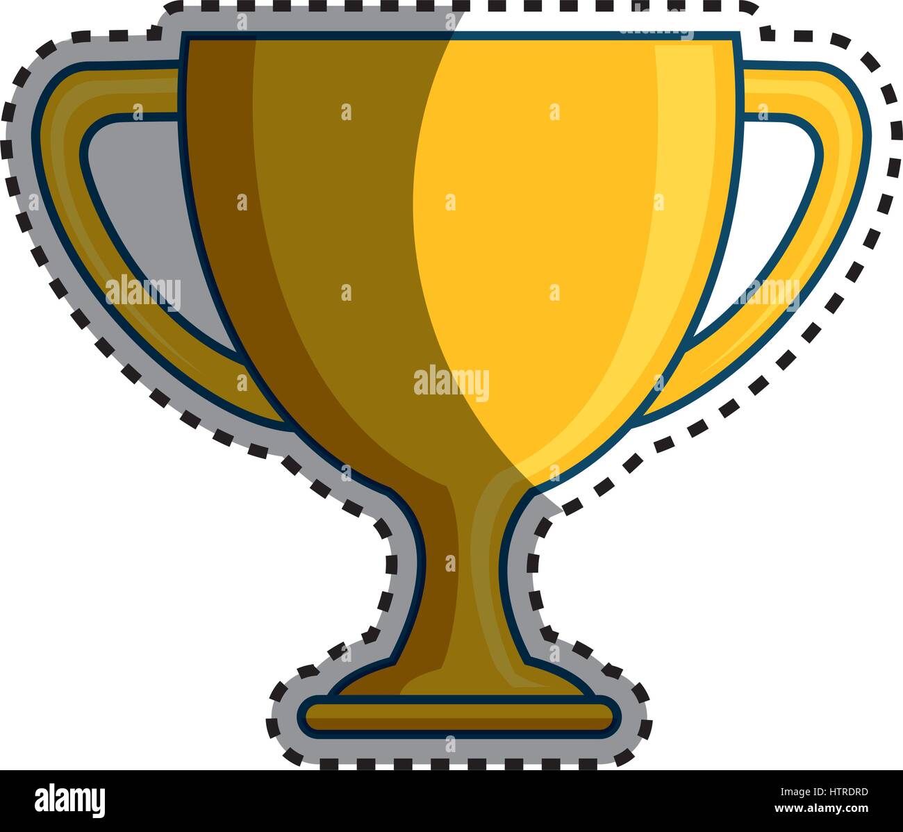 trophy cup award isolated icon Stock Vector Image & Art - Alamy