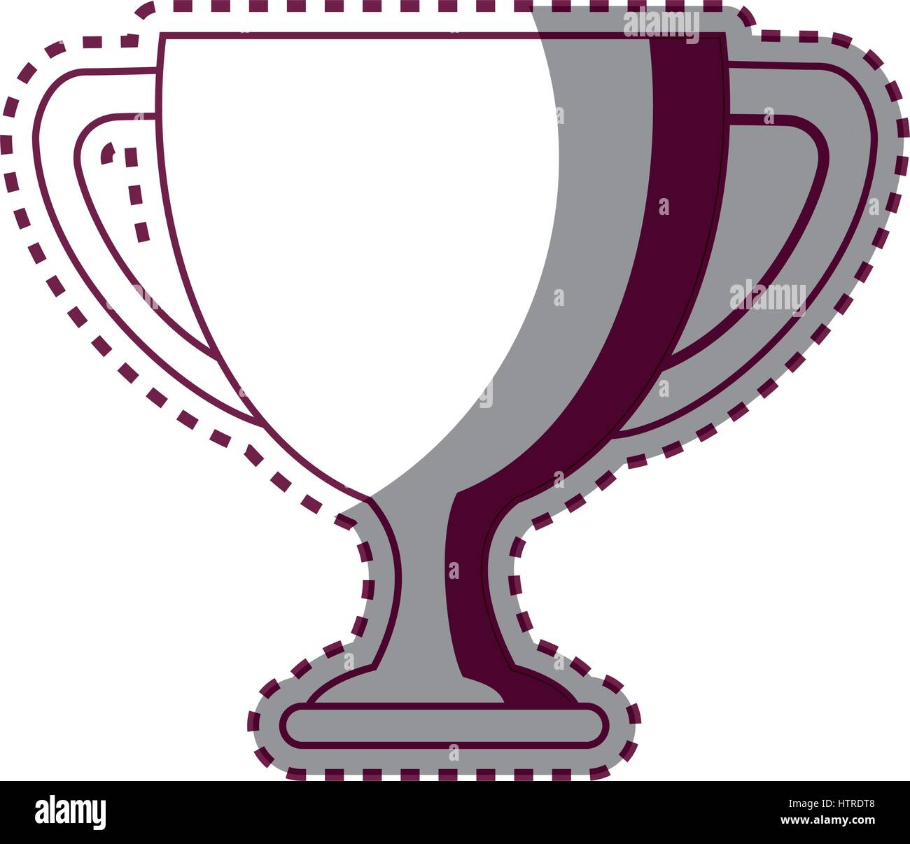 trophy cup award isolated icon Stock Vector Image & Art - Alamy