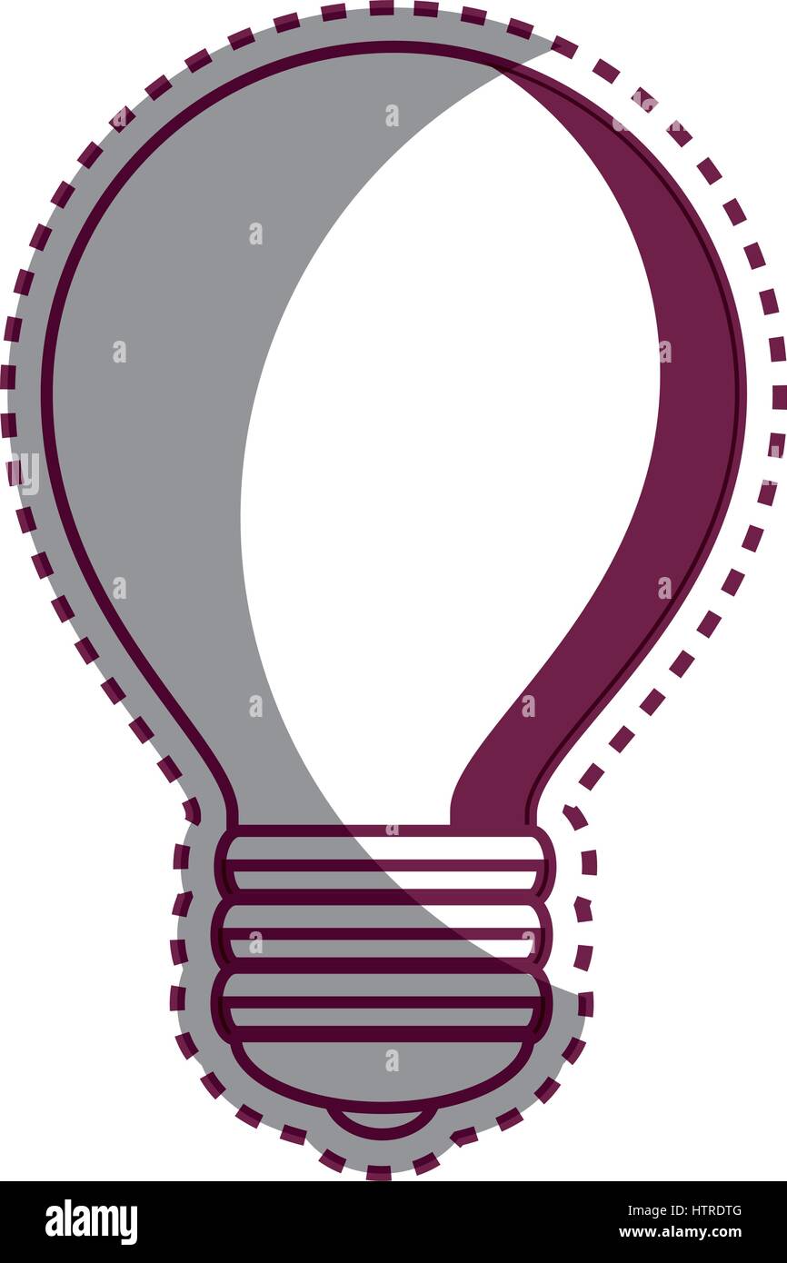 bulb light isolated icon Stock Vector Image & Art - Alamy