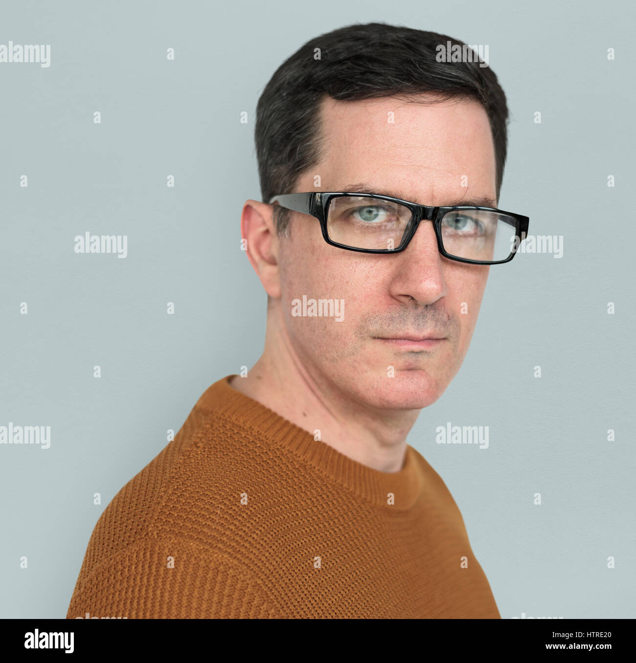Studio People Shoot Portrait Isolated Stock Photo - Alamy