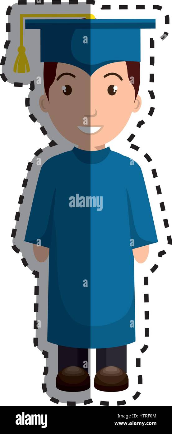 graduated avatar character icon Stock Vector Image & Art - Alamy