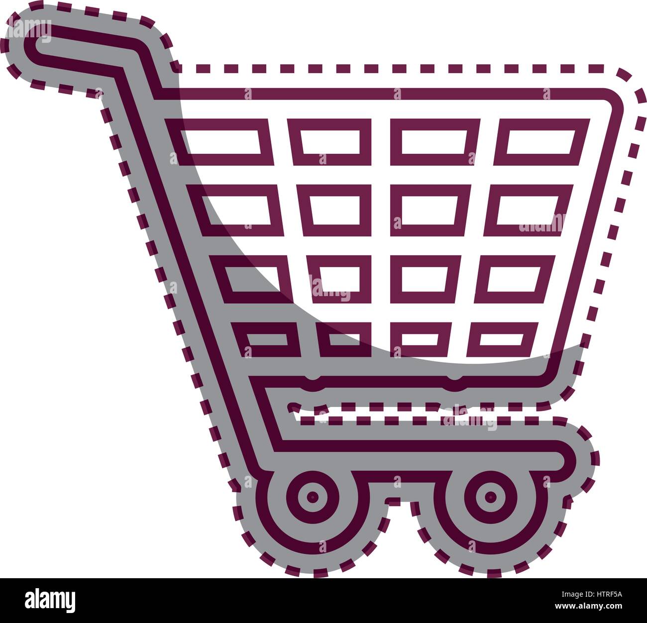 cart shopping commercial icon Stock Vector Image & Art - Alamy