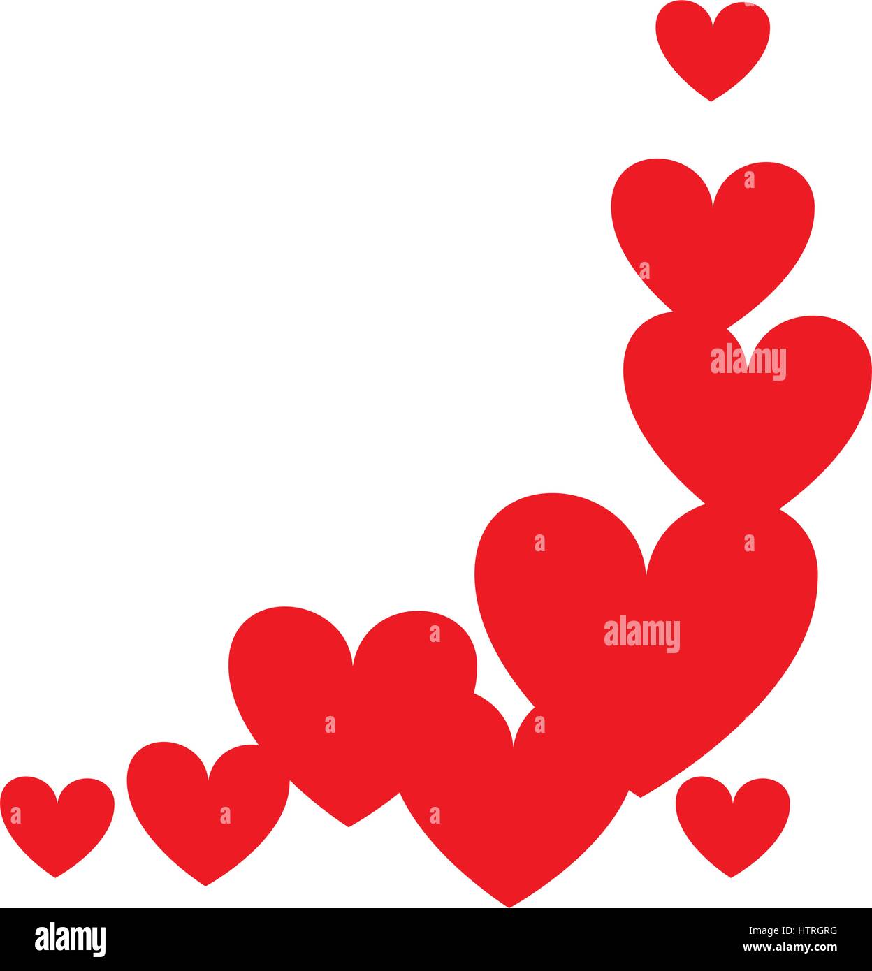heart love romantic card Stock Vector Image & Art - Alamy