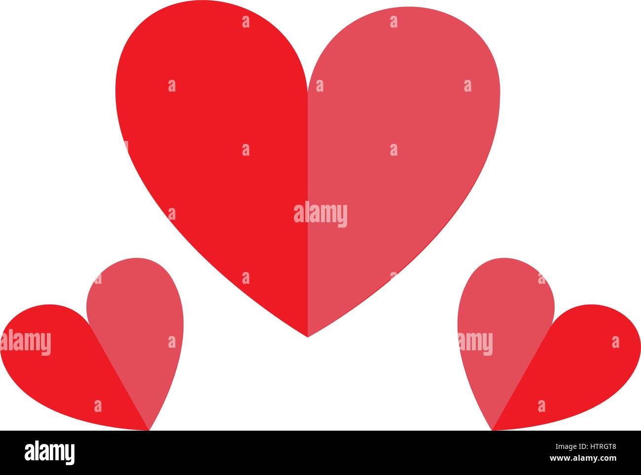 heart love romantic card Stock Vector Image & Art - Alamy
