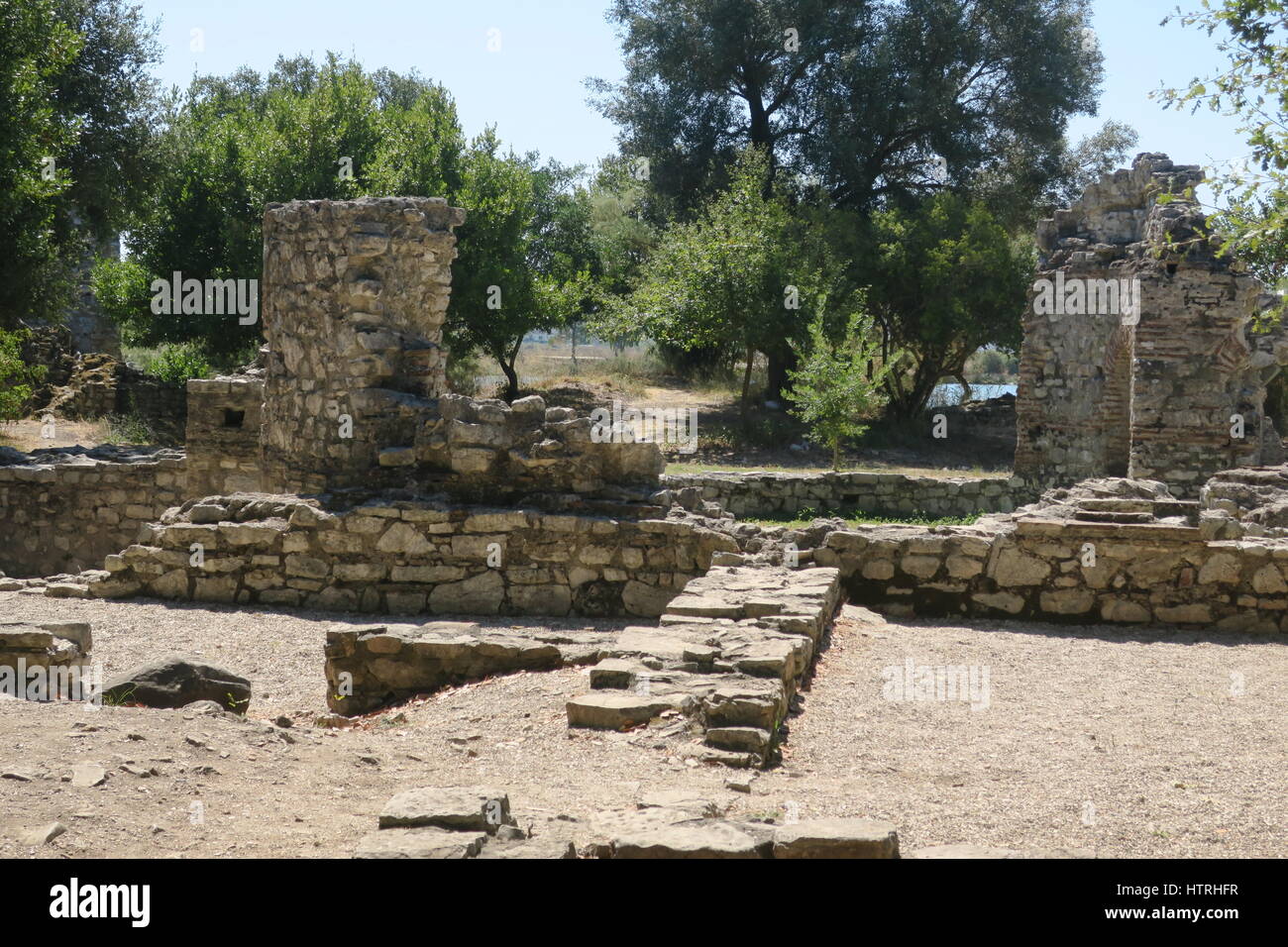 National park Butrint is one of most important archaeological sites in ...