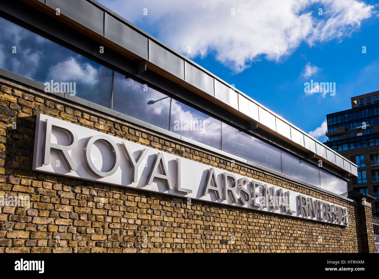 Royal Arsenal Riverside development on the former Royal Arsenal, Woolwich, London, England, U.K. Stock Photo