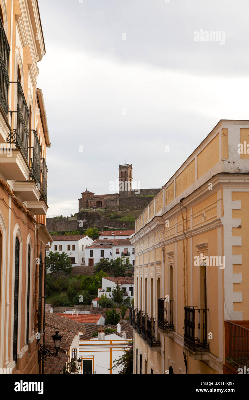 Tower and Moorish mosque at Almonaster La Real, Sierra de Aracena