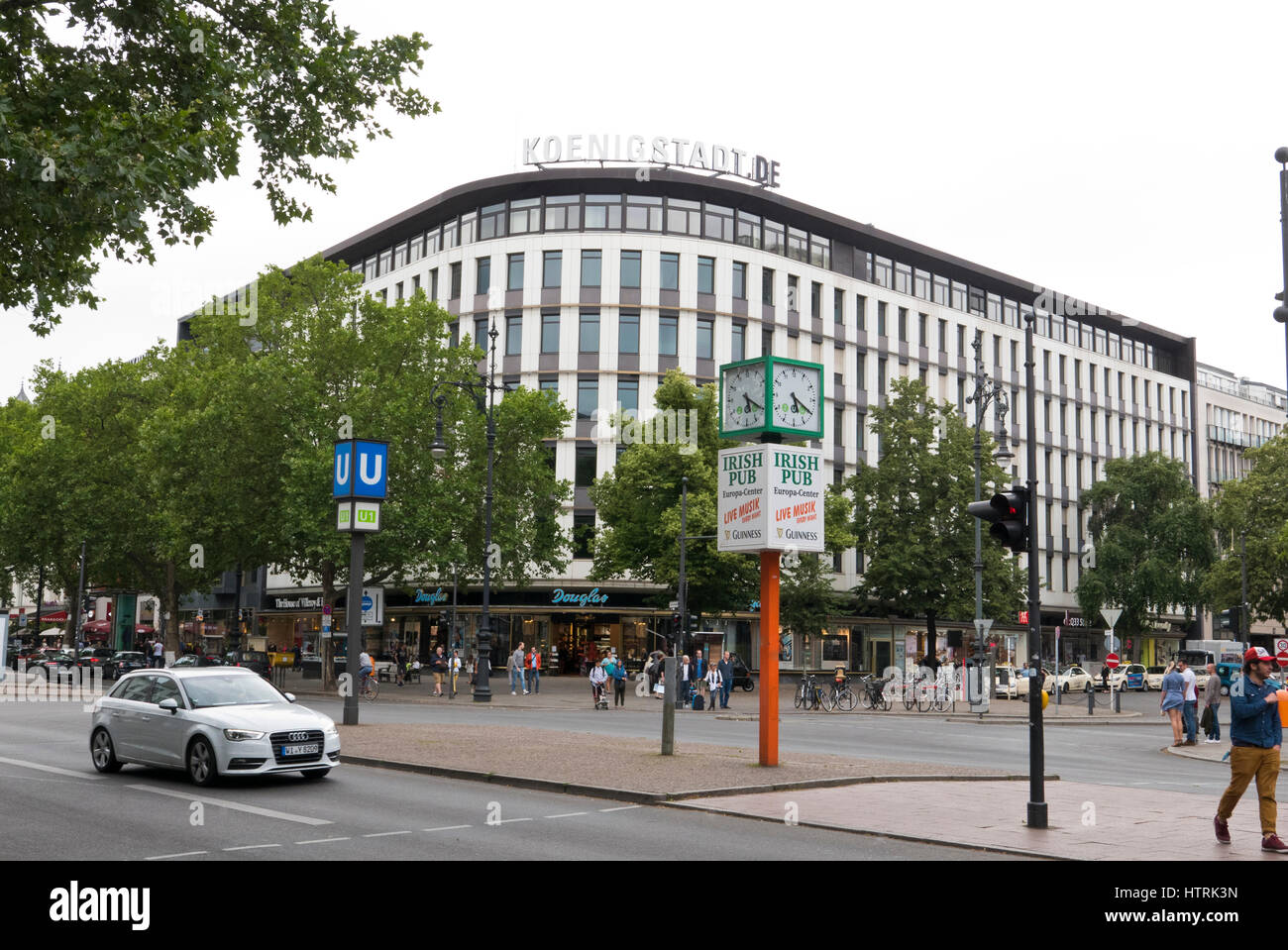 A famous shopping complex in the centre of Berlin, Germany Stock Photo