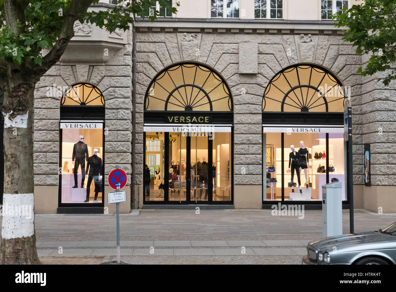 The exterior of the luxurious Versace shop, Berlin, Germany Stock Photo -  Alamy