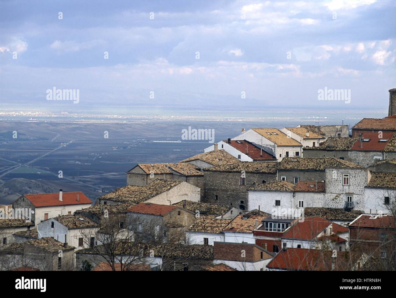 Puglia, panorama of Troy village (Foggia, Italy) Stock Photo