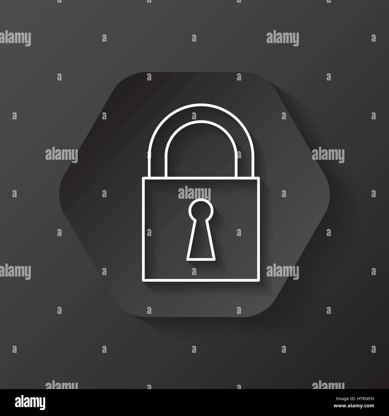 security padlock icon Stock Vector Image & Art - Alamy