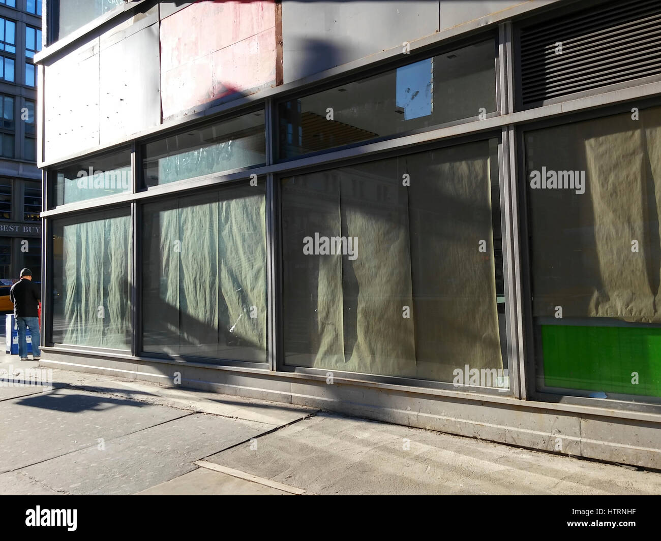 A vacant retail space in the Chelsea neighborhood of New York on Sunday, March 12, 2017