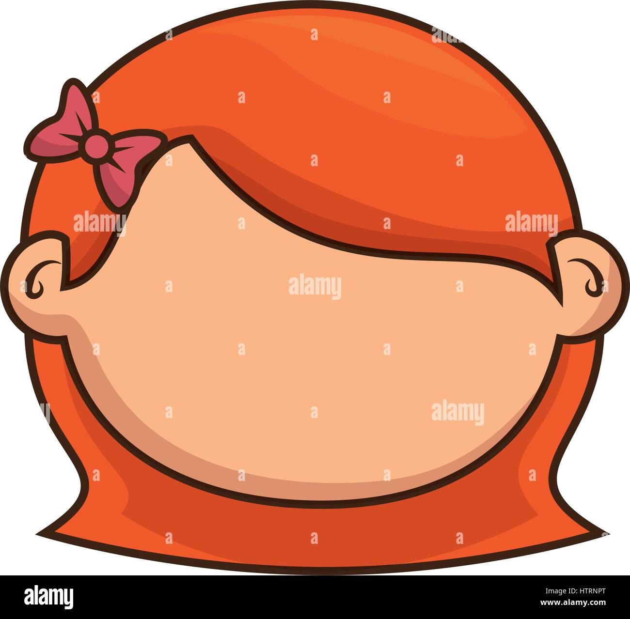 cute little girl character Stock Vector Image & Art - Alamy