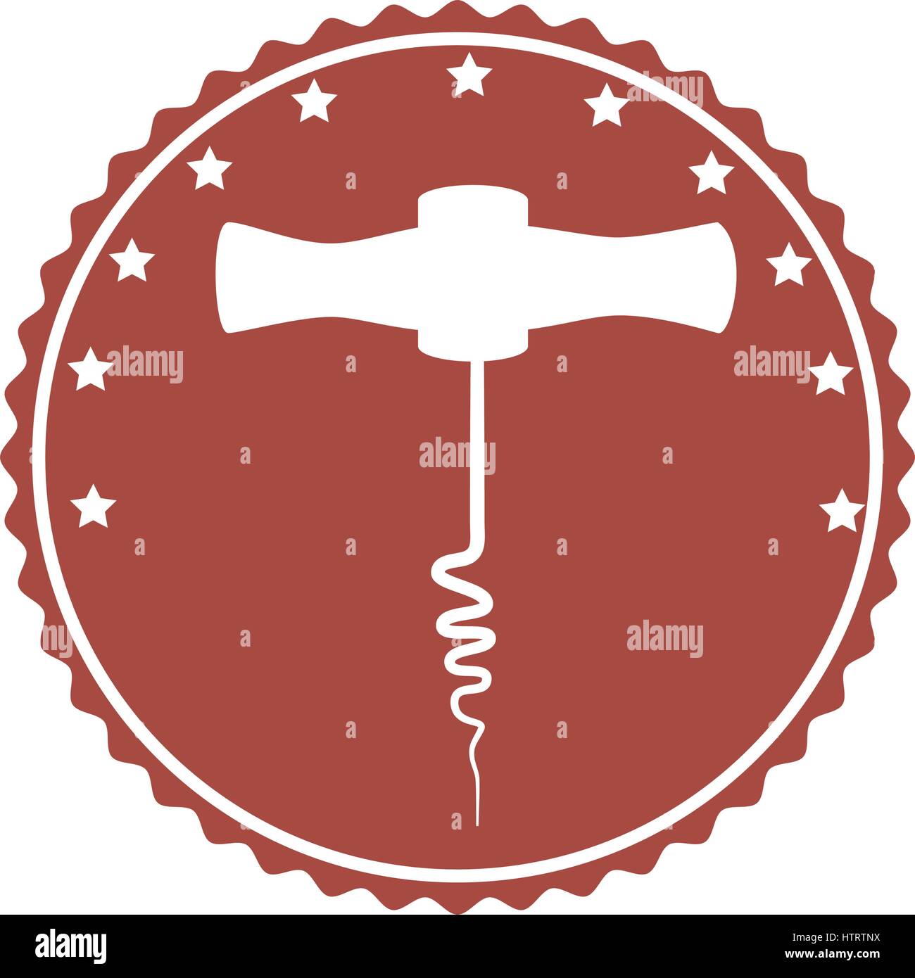 corkscrew tool isolated icon Stock Vector Image & Art - Alamy