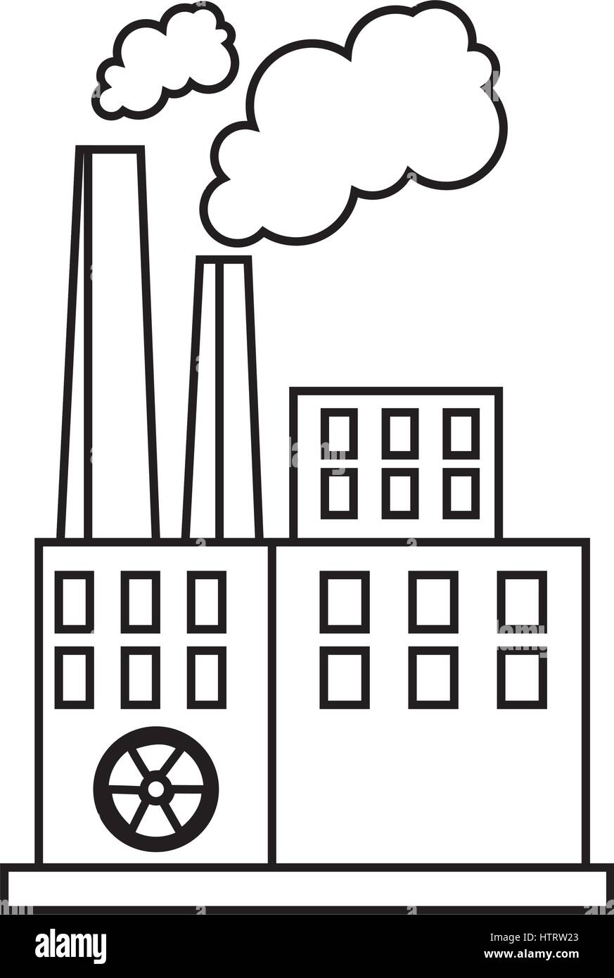 factory plant isolated icon Stock Vector Image & Art - Alamy