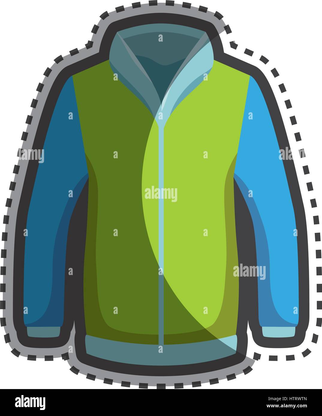 Fashion winter jacket icon Stock Vector Image & Art - Alamy