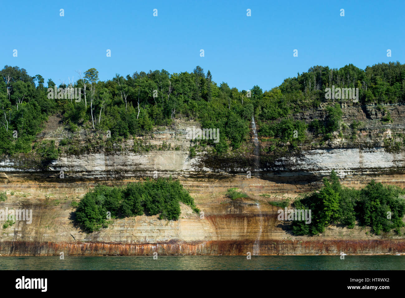 Painted Rocks, Upper Peninsula Michigan Stock Photo Alamy